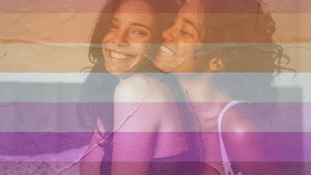 lesbian flag