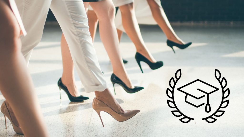 Women walking.