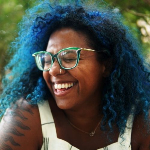 Laughing Madison Butler, LGBTQ author.