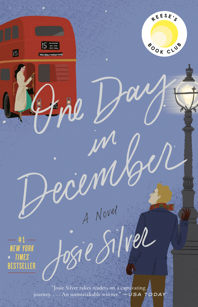 Fictional man and woman at a bus stop.