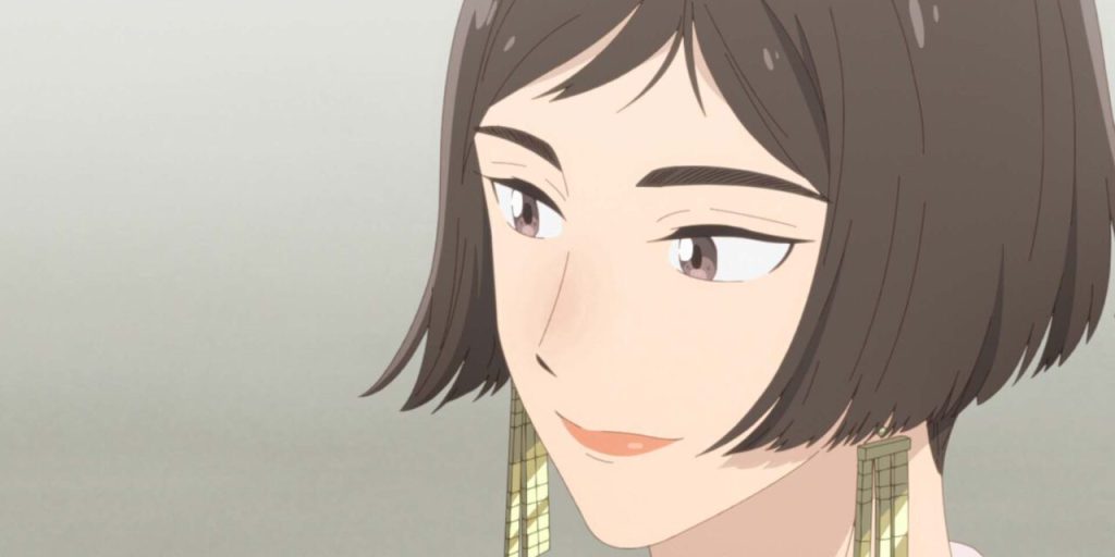 Nao from 'Skip & Loafer' smiling and looking to the side