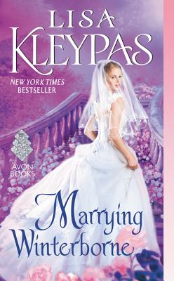 A woman in a wedding dress on the cover of Marrying Winterborne.