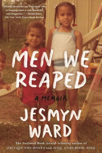 'Men We Reaped: A Memoir' by Jesmyn Ward showing a young girl and boy with another child mostly cut out on the side