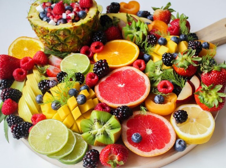 A large fruit platter.