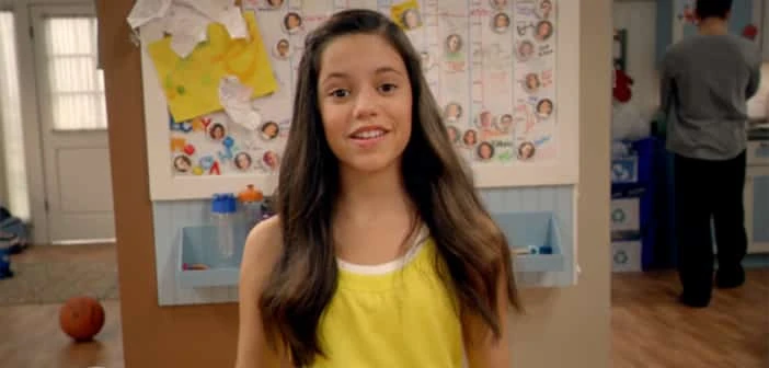 Harley Diaz from "Stuck in the Middle." Image shows Haley breaking the fourth wall as she stares straight ahead to talk to the audience.