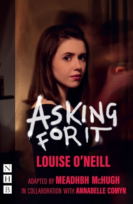 The cover is a face of a girl looking directly at the camera with a sort of sad and questioning look on her face. In the background there is a blurred image of a hand holding a can. The text is spray painted on top of the image, written in white and pink.