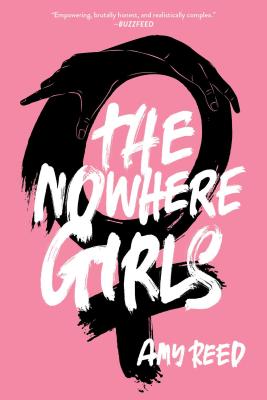 The cover is pink with a female gender logo made up of two hands holding each other in black. The next is white and looks spray painted over the image.