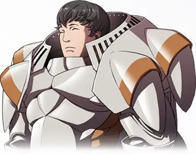 Kellam from Fire Emblem: Awakening in his knight armor.