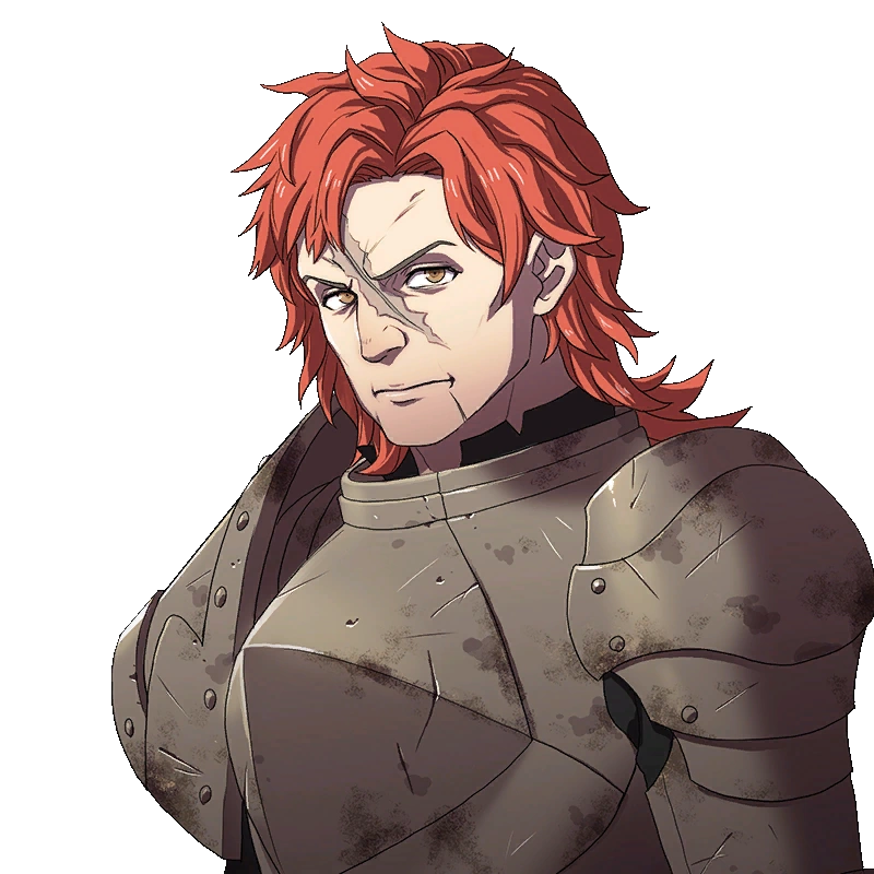 Miklan from Fire Emblem: Three Houses looking disgruntled.