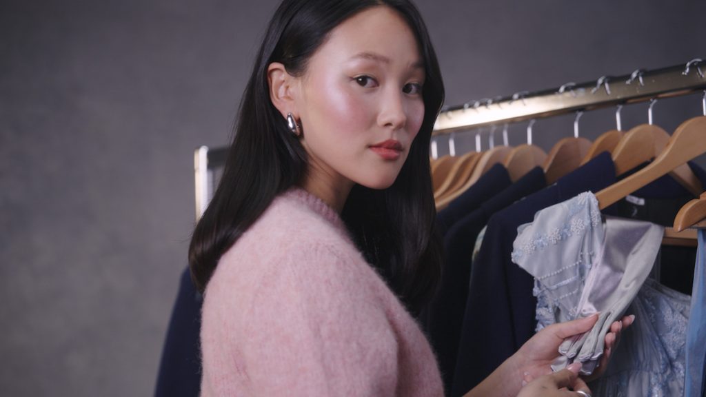 Netflix teaser trailer of actress Yerin Ha picking out her costume for the upcoming fourth 'Bridgerton' season.