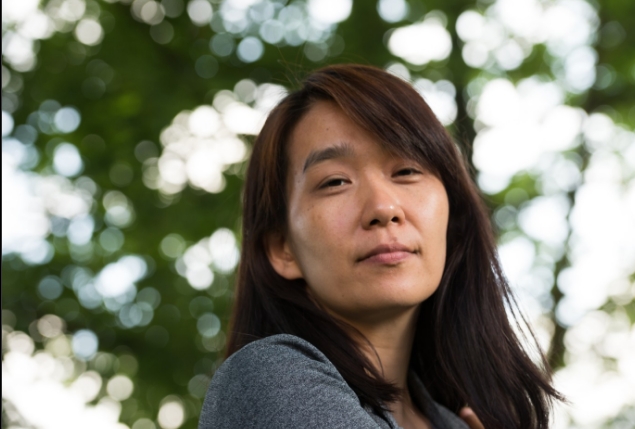 Portrait of the author Han Kang.