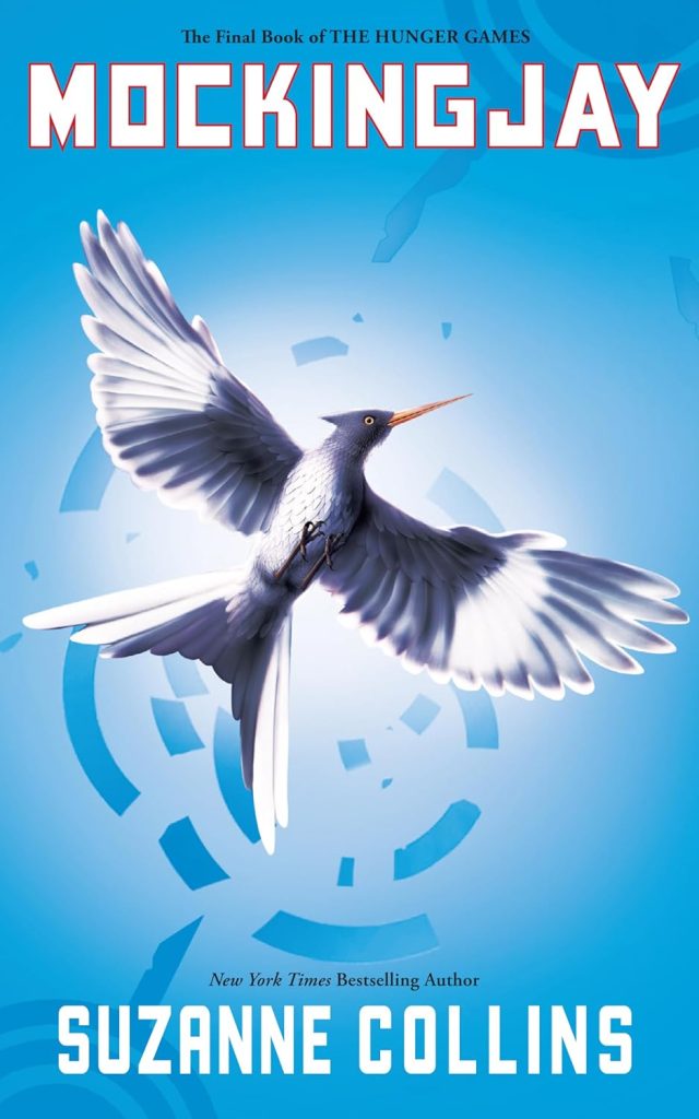 A bird, with wings outstretched looks straight ahead.