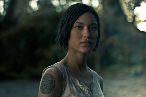 Leah Clearwater in "Eclipse" staring off into the distance.