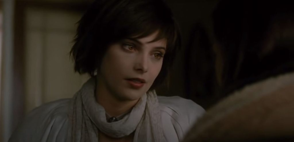 Alice Cullen talking to Bella after being away from Forks for many months.