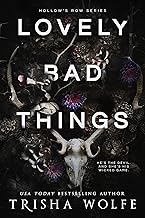 Book cover for Lovely Bad Things by Trisha Wolfe. It shows animal skulls.