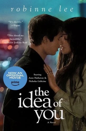 "The Idea of You" by Robinne Lee showing a couple about to kiss.