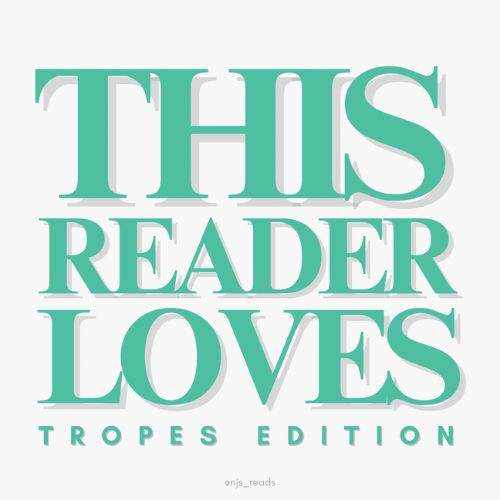 Green text on a grey background. This Reader Loves Tropes Edition.