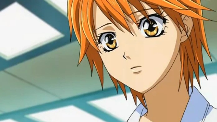 Kyoko Mogami with a concerned expression
