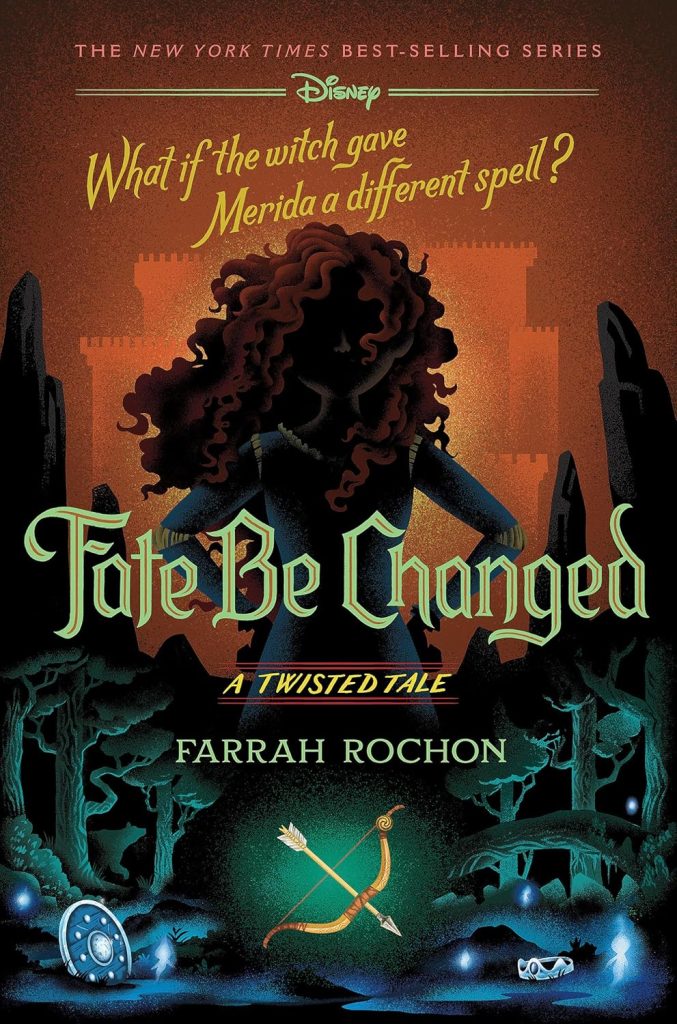 Fate Be Changed by Farrah Rochon book cover. Depicts the silhouette of a girl with curly hair with a bow and arrow in the foreground.