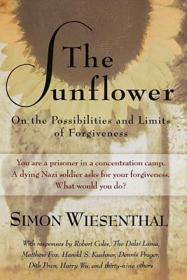 The Sunflower by Simon Wiesenthal book cover. Depicts a close up of a sunflower.
