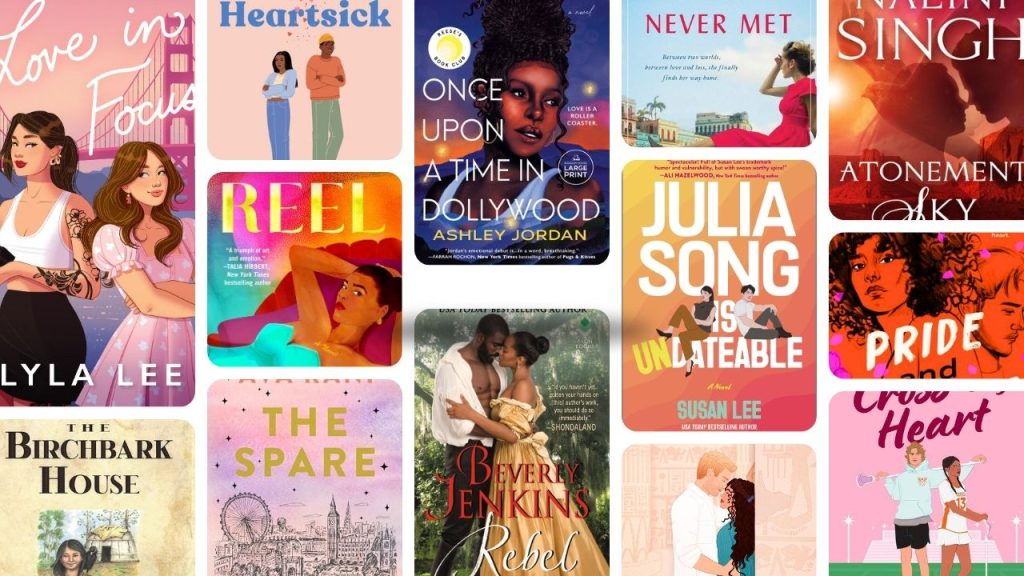 Collage graphic featuring various book covers from authors mentioned in this interview section, including Lyla Lee, Ava Rani, Beverly Jenkins, Susan Lee, and Kennedy Ryan.