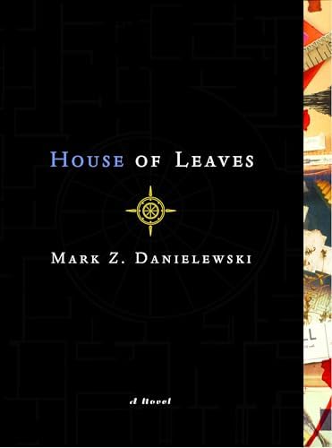 House of Leaves by Mark Z. Danielewski, an ultra minimalist black cover.