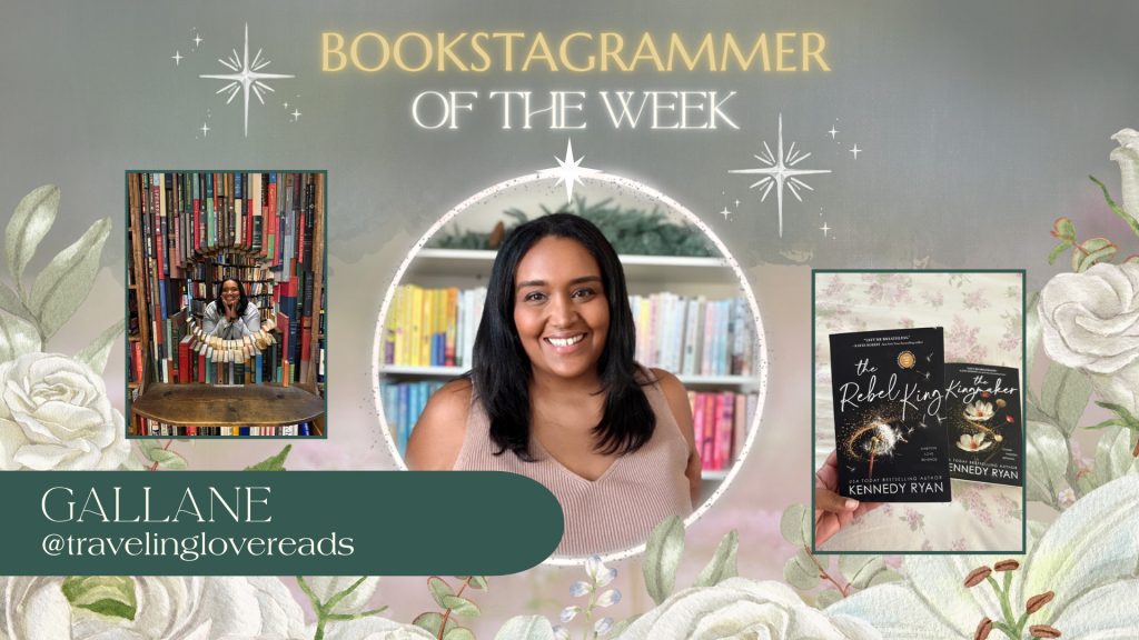 Bookstagrammer Gallane of @travelingbooksread